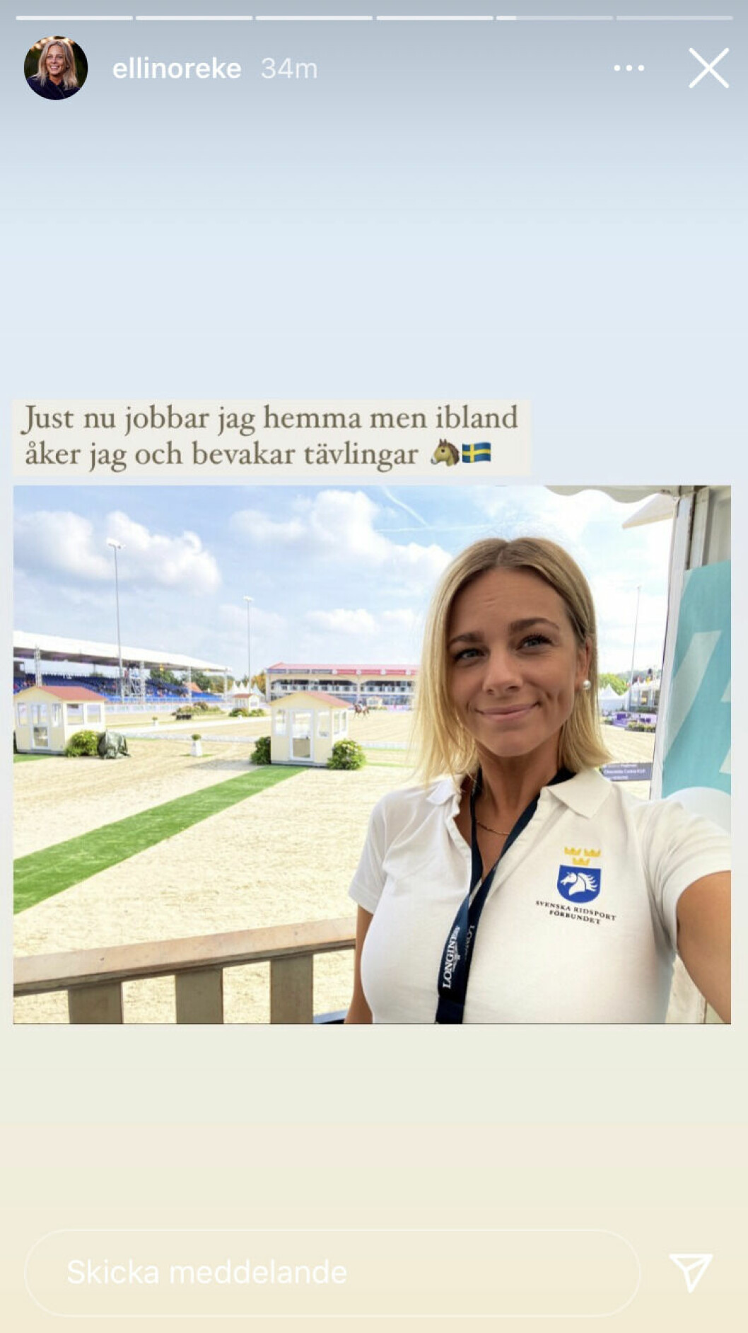 Så ser Ellinors arbetssituation ut just nu, under coronapandemin. Så ser Ellinors arbetssituation ut just nu, under coronapandemin.