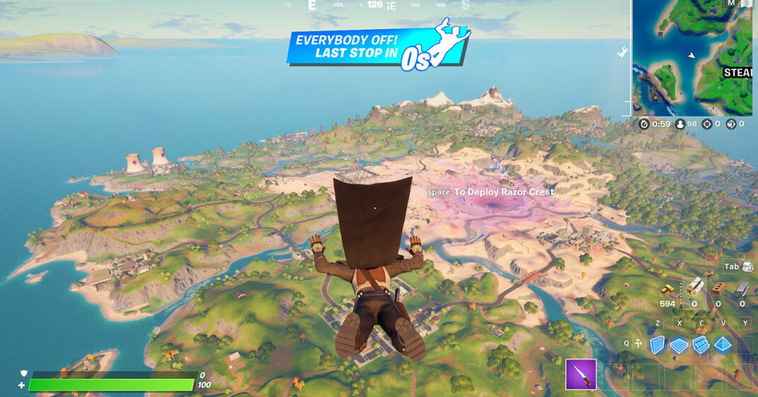 Så ser spelet Fortnite ut.