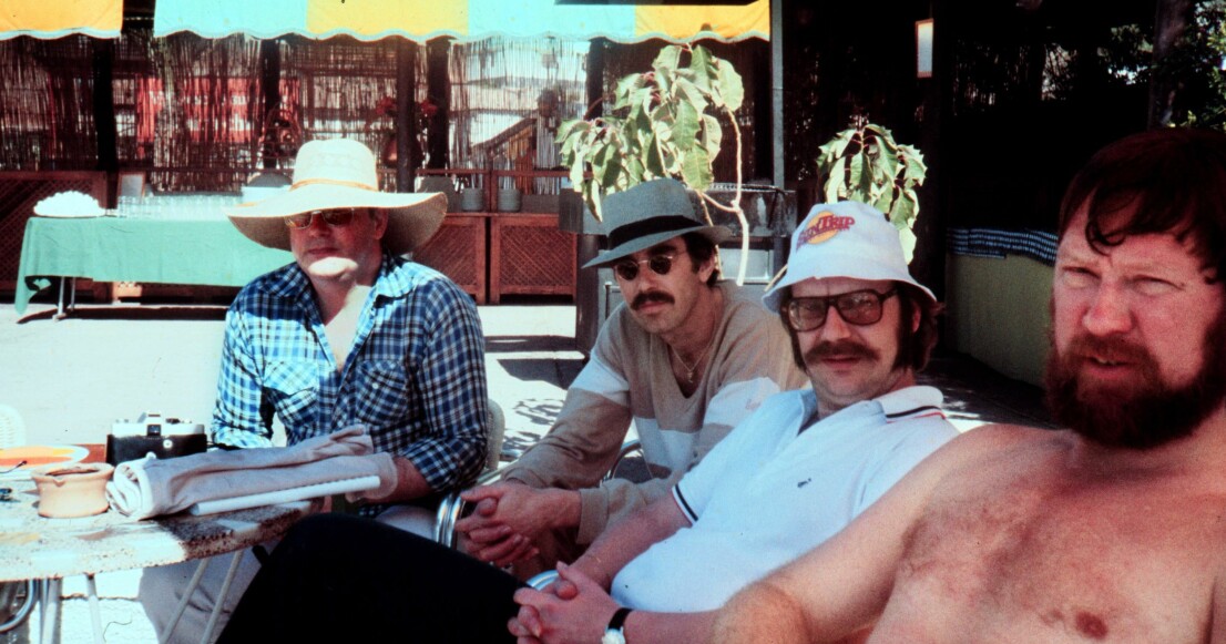 Den första Sällskapsresan spelades in 1980 på Gran canaria. Sällskapsresan