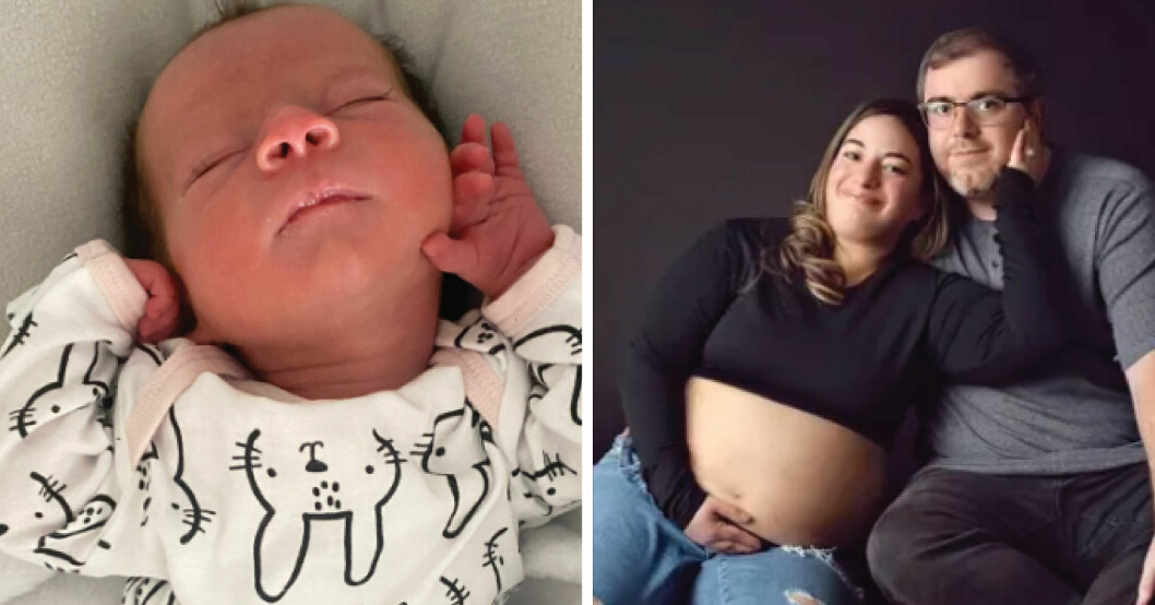 Samantha, 28, dog i barnsäng – barnet överlevde mirakulöst: ”Förkrossade”