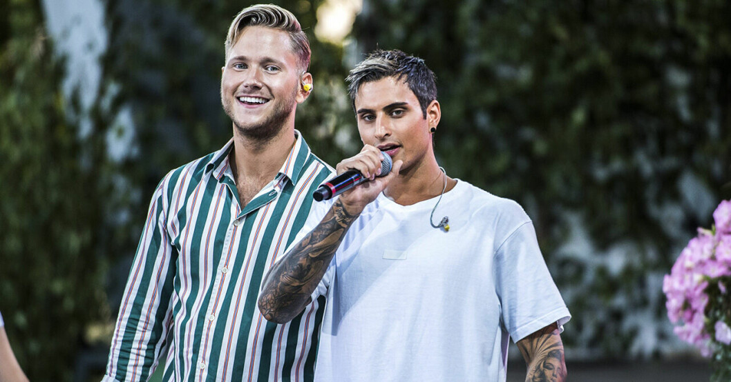 Viktor Frisk och Samir Badran