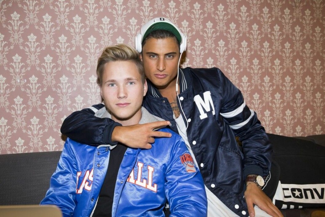 Viktor Frisk och Samir Badran tävlar i “Andra chansen” på lördag. Foto: Malin Bondeson Samir & Victor