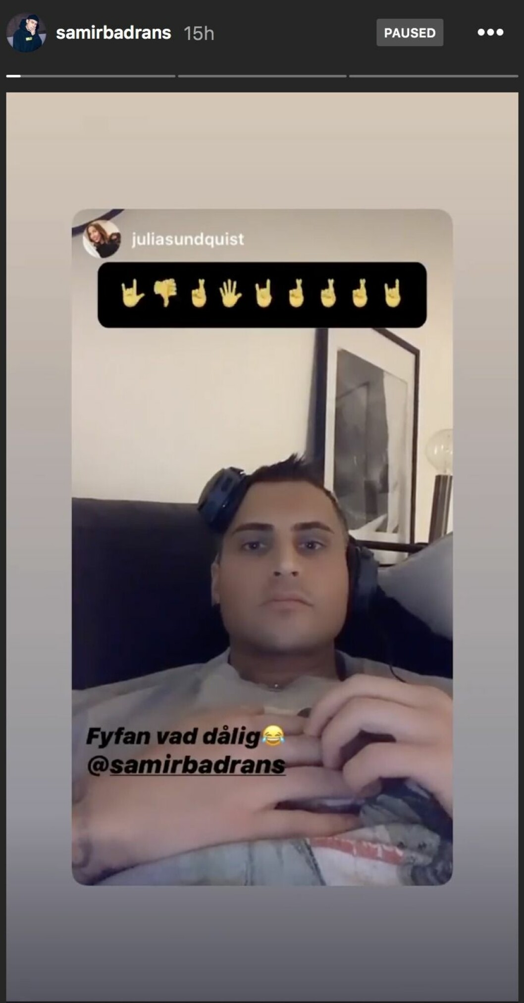 FOTO: Instagram Samir Badran Instagram