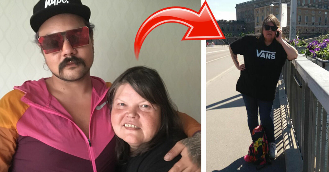 Sami Jakobsson och hans mamma Ulla