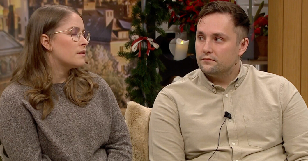 Samuel och Beatrice intervjuas i Nyhetsmorgon.