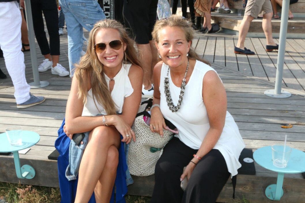 Sandra Bergqvist och mamma Yvonne Ryding sommaren 2017. Sandra Bergqvist och mamma Yvonne Ryding sommaren 2017.