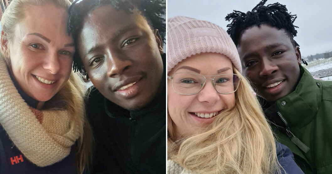 Sandra Bodmark och Isayah i Älskar, älskar inte.