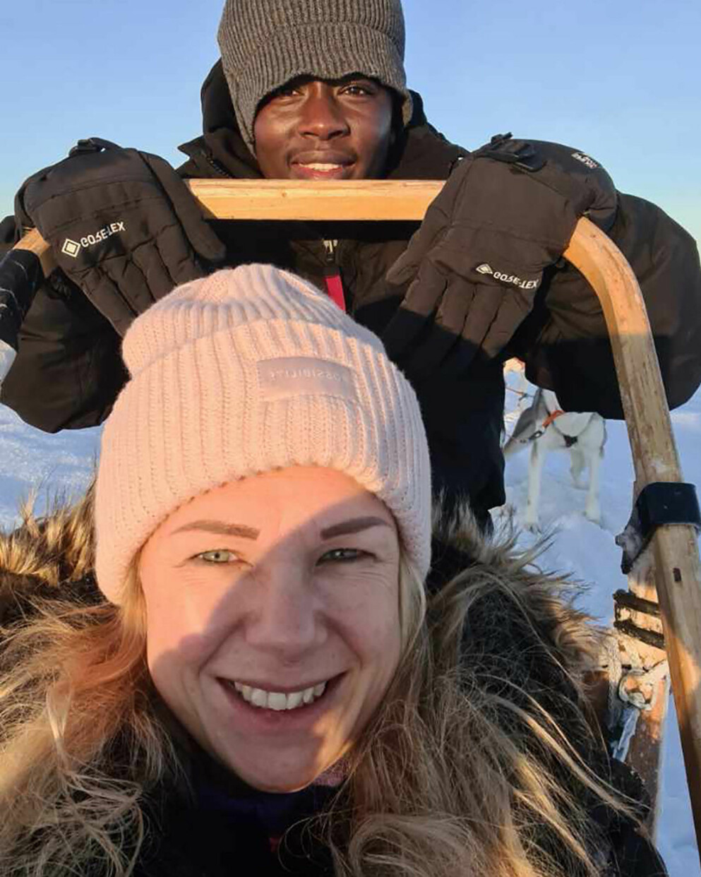 En privat bild på Sandra och Isayah som Sandra delar med sig av. Sandra Bodmark och Isayah i Älskar, älskar inte.