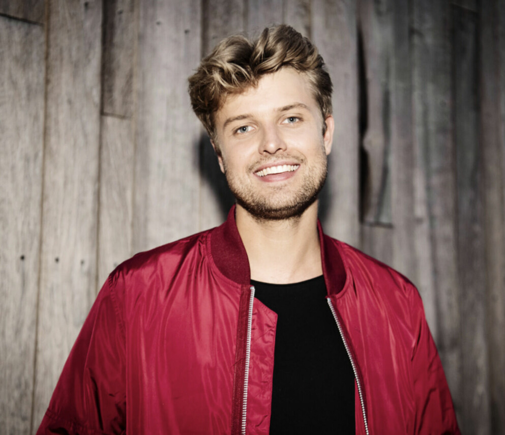Sandro Cavazza. Sandro Cavazza i röd jacka