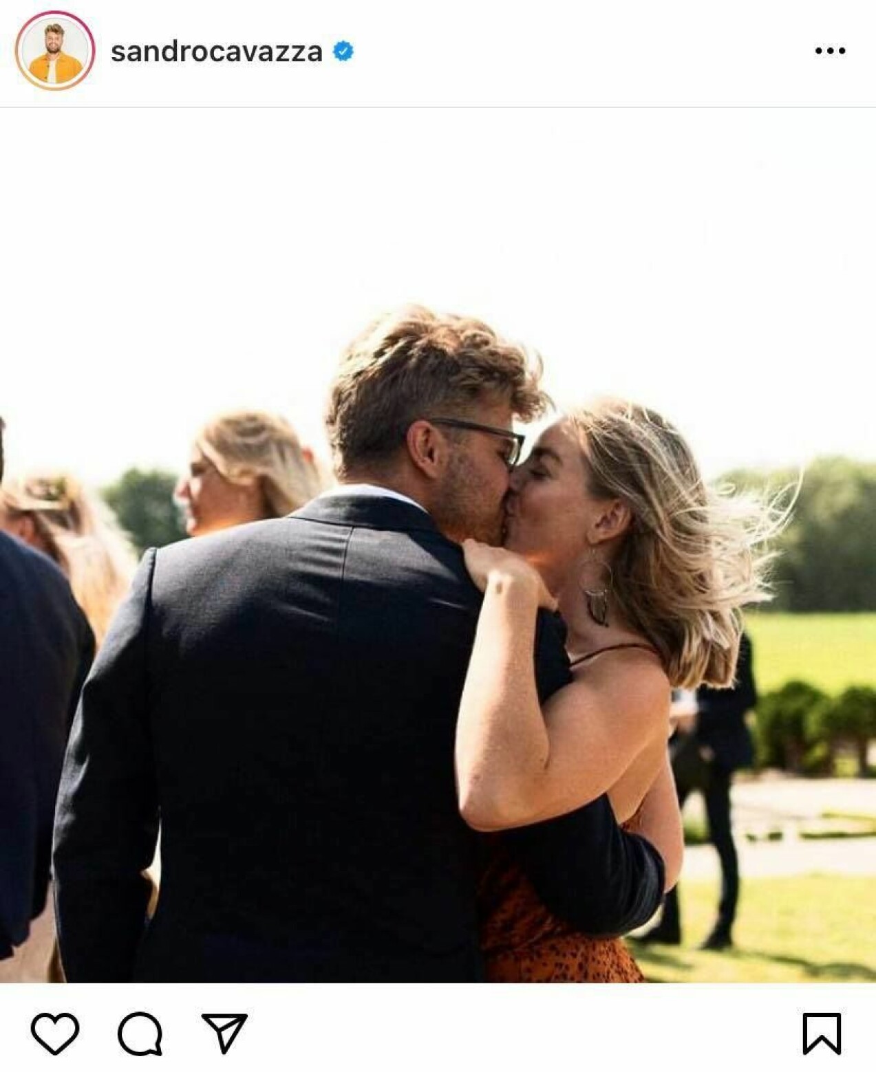 Sandro Cavazza och flickvännen Natasha