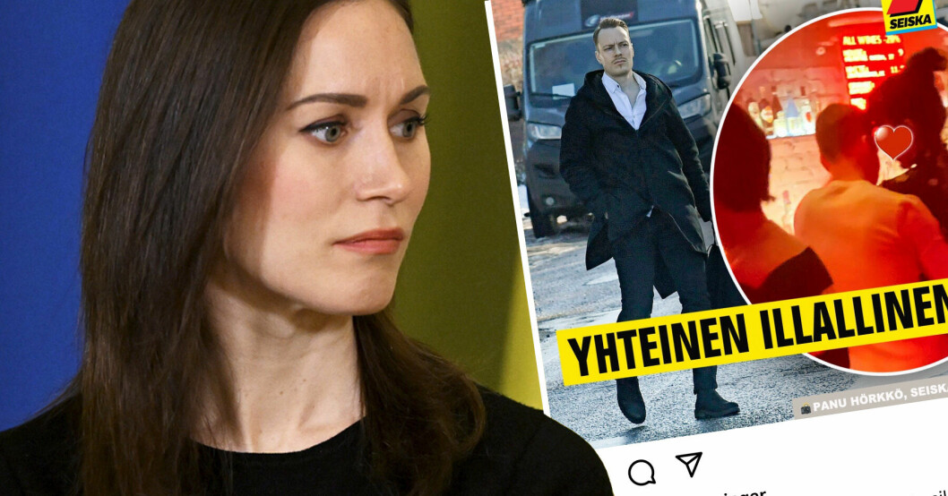 Sanna Marins make Markus Räikkönen ryktas ha varit otrogen.