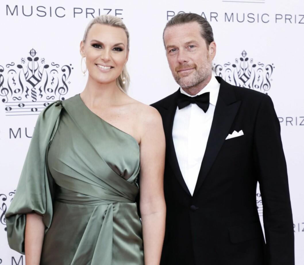 FOTO: Patrik Österberg/TT Sanna Nielsen och sambon Joakim Ramsell