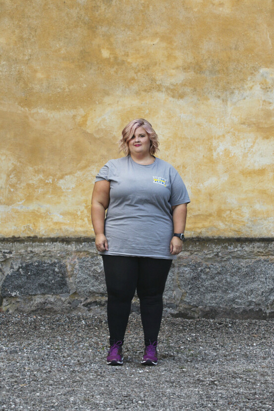 Sanne Björn före tävlingen