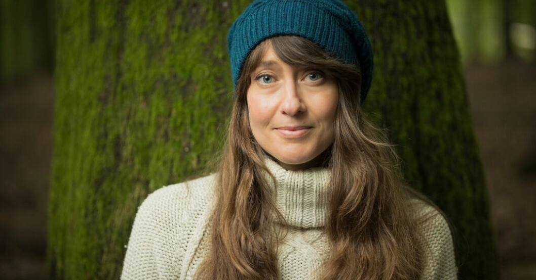 Sara Mauritzon får debutantpriset "Slangbellan". Pressbild. Hon får Slangbellan 2023