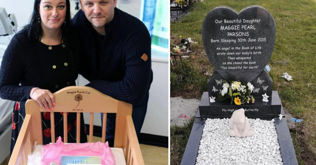 <strong>Sarah Bernasconi-Parson och hennes man begravde dottern och såg till att hålla graven fin.</strong> Sarah och hennes mans dotter föddes dödfödd.