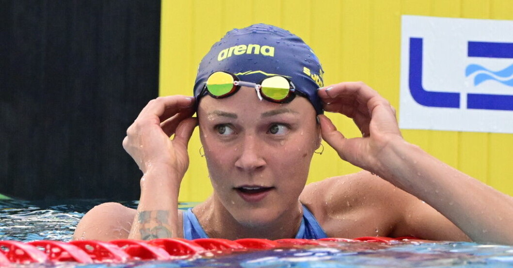 Sarah Sjöström följde upp segern på 50 meter fjäril med att också vinna 100 meter fritt i Marseille. Arkivbild. Ny seger för Sjöström i Marseille
