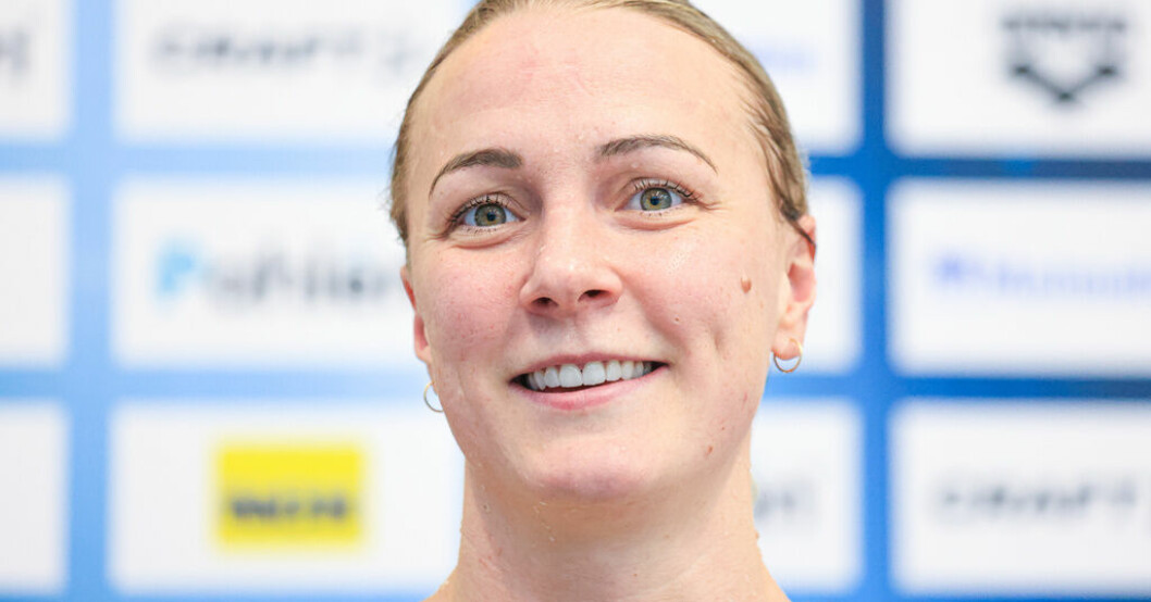 Sarah Sjöström. Arkivbild. Sjöström vann dubbelt på rekordtider i Monaco