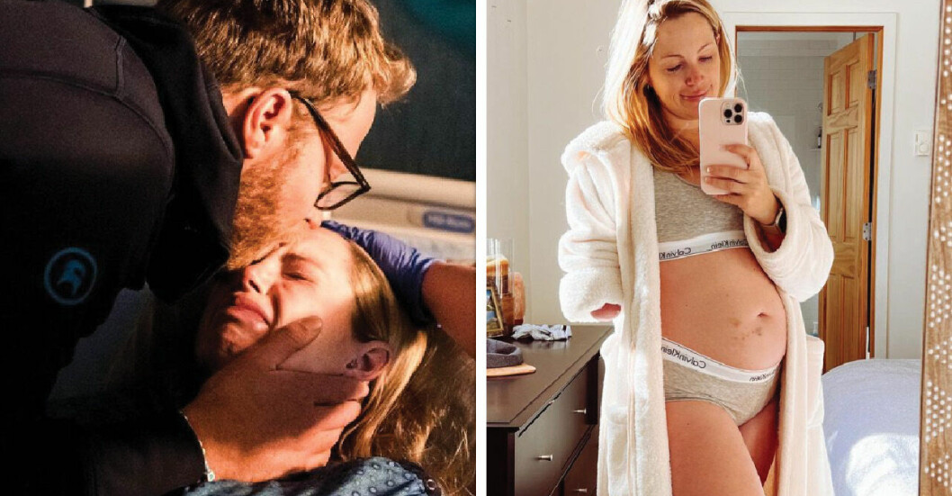Sarah Herron och Dylan Brown.