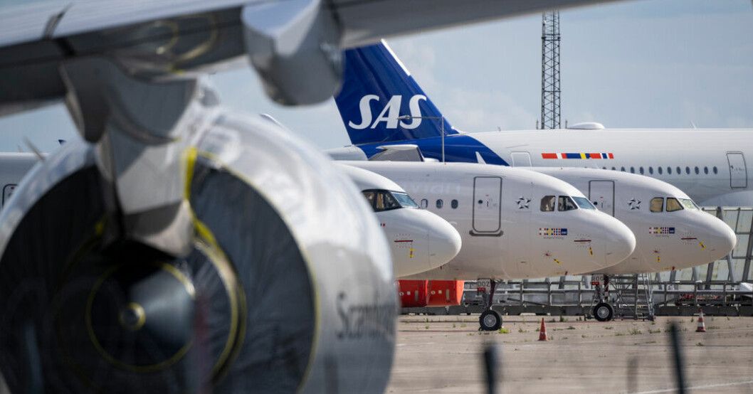 SAS skjuter upp två räntebetalningar. Arkivbild. SAS skjuter upp räntebetalningar