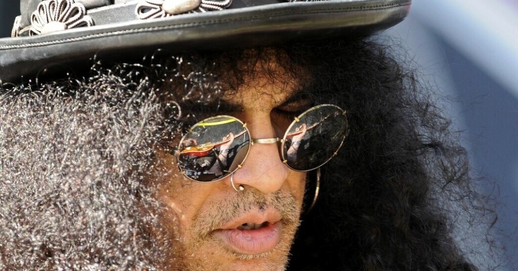 Saul Hudson, med känd som Slash i Guns N' Roses ska göra skräckfilm. Arkivbild. Guns N' Roses gitarrist satsar på skräckfilm