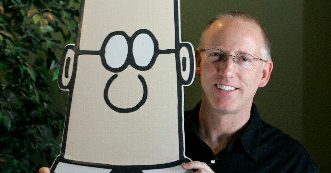 Scott Adams. Arkivbild. "Dilbert" tas bort från amerikanska tidningar