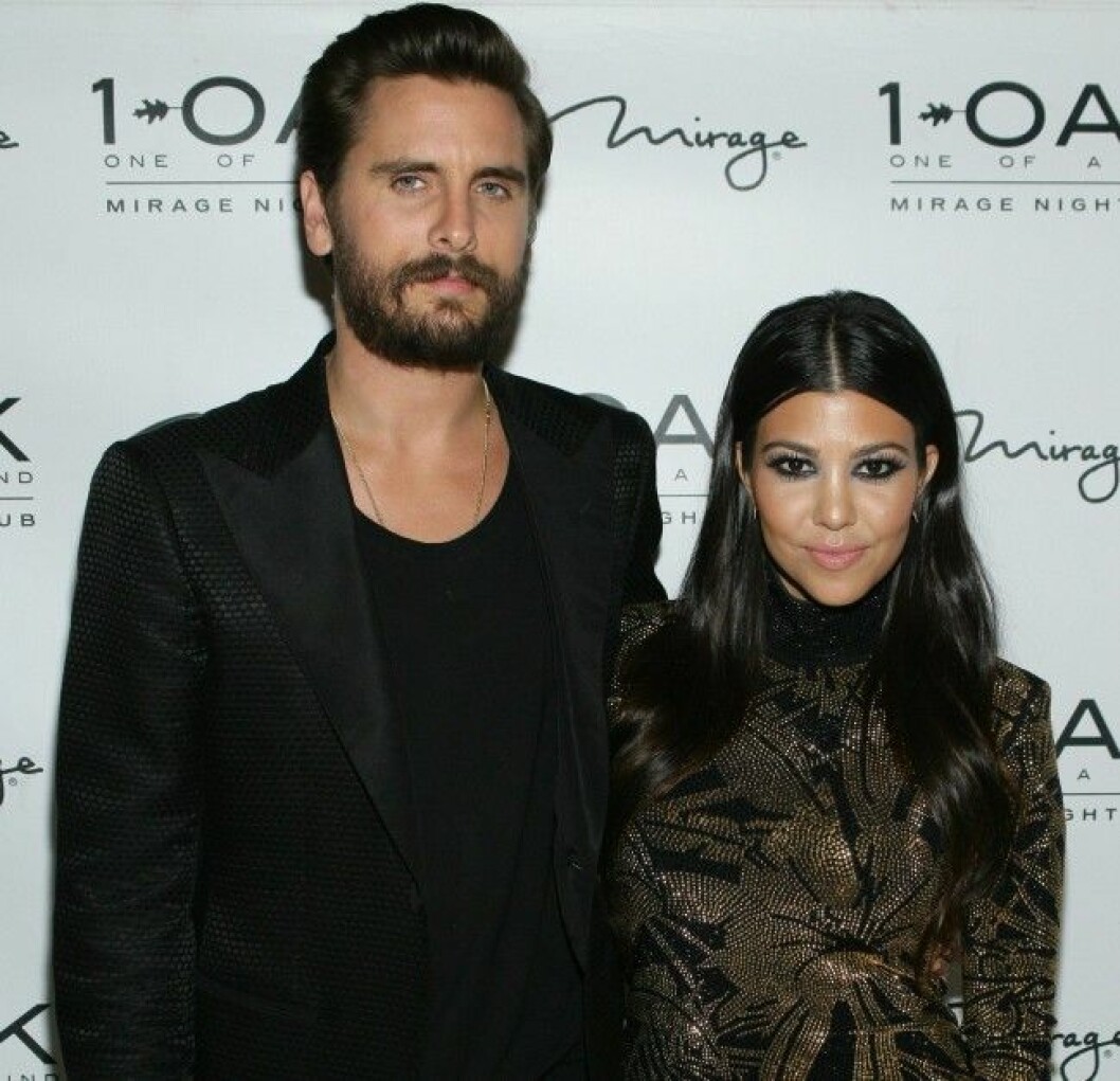 Scott Disick och Kourtney Kardashian gjorde slut i juli – efter nio år tillsammans. Foto: IBL Scott Disick, Kourtney Kardashian at arrivals for Scott Disick 32nd Birthday Party at 1 OAK Nightclub, The Mirage Hotel & Casino, Las Vegas, NV May 23, 2015. Photo By: James Atoa/Everett Collection (c) Everett Collection / IBL