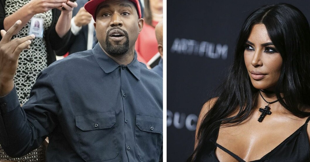 Kanyes hårda pik mot Kim Kardashian