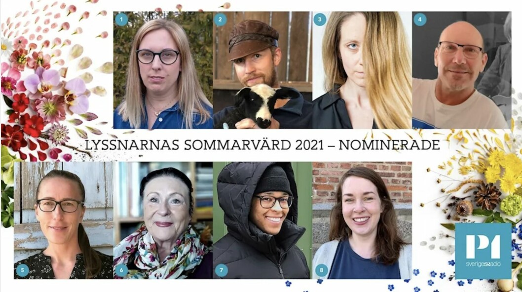 Lyssnarnas Sommarvärd 2021 – Nominerade