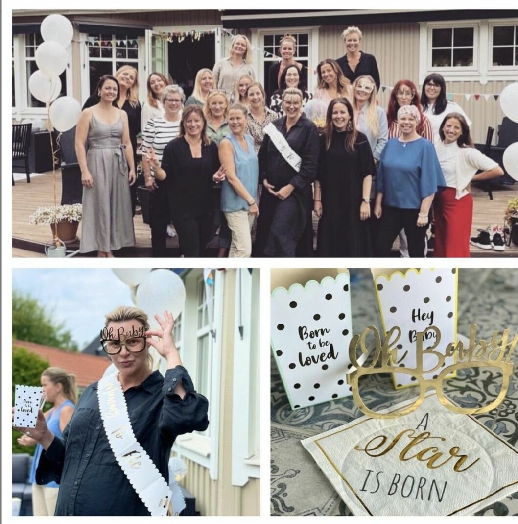 Bildspel från Sanna Nielsens babyshower.