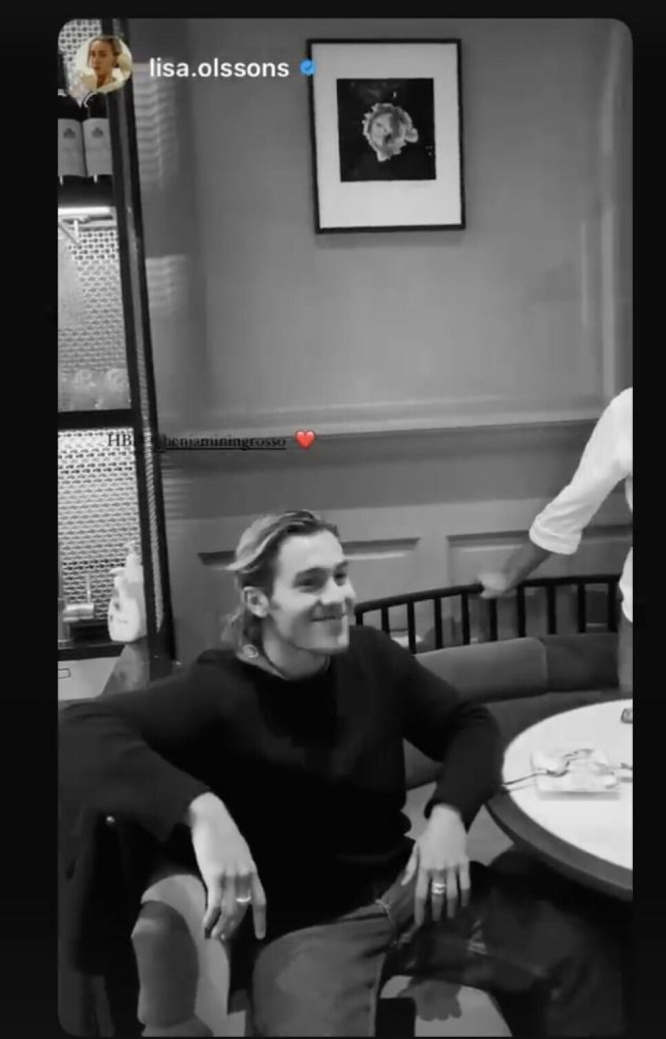 Lisa Olsson fotar Benjamin Ingrosso på hans 24-årsfest.