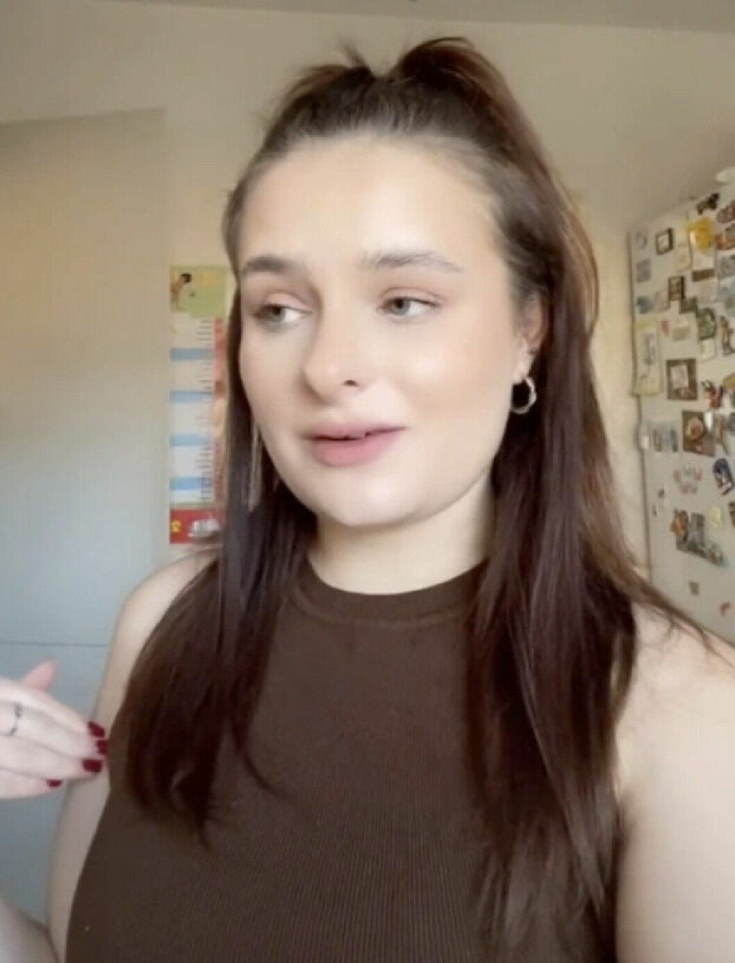”Jag sa till mig själv att det inte fanns chans att jag var gravid, jag gick ju på piller”, säger den 23-åriga mamman.