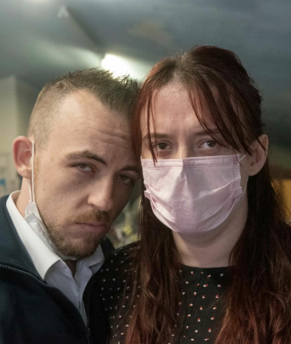 Mamma Christine McDonald, 32, och pappa Hugh McMahon, 29.