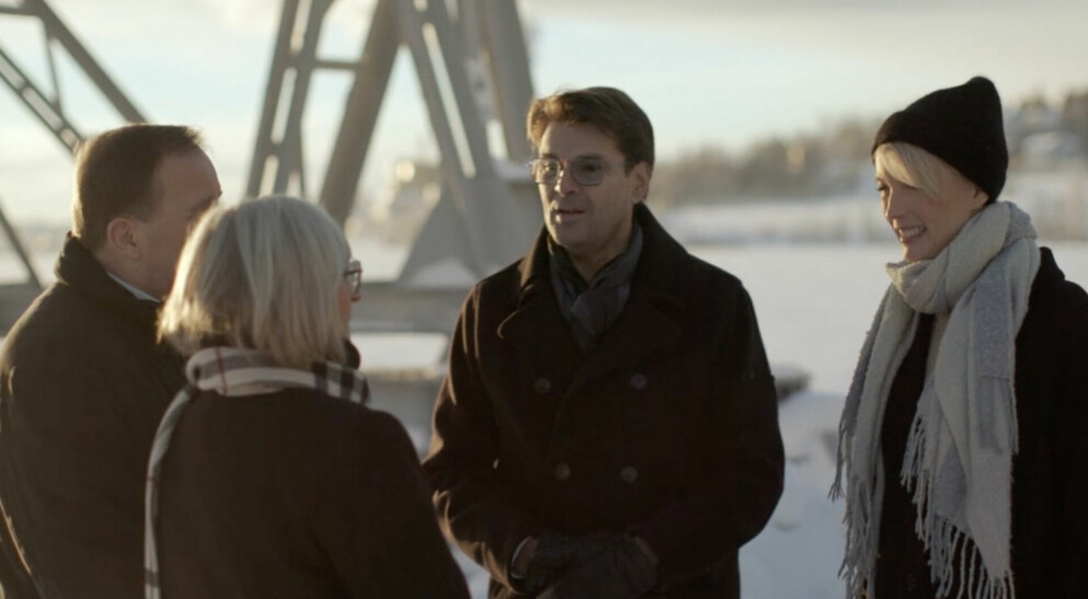 Stefan Löfven (S) berättar för Niklas och Jenny Strömstedt om frihetskänslorna efter att han lämnat politiken.