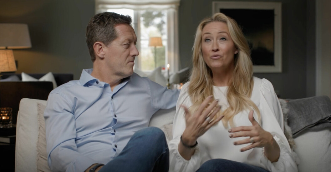 Jonas Björkman, 50, och Petra Björkman, 48. Paret har två barn: Max och Bianca.