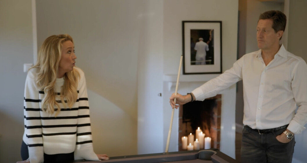 Tennislegendaren och fru tävlar mot paret Strömstedt i tv-programmet.