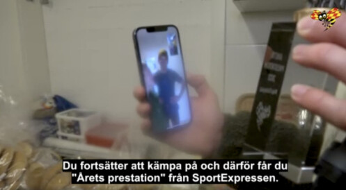 Prisutdelningen görs över Facetime.