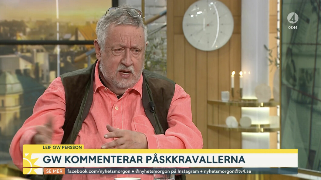 Leif GW Persson gav kängor till både höger – och vänster från morgonsoffan.