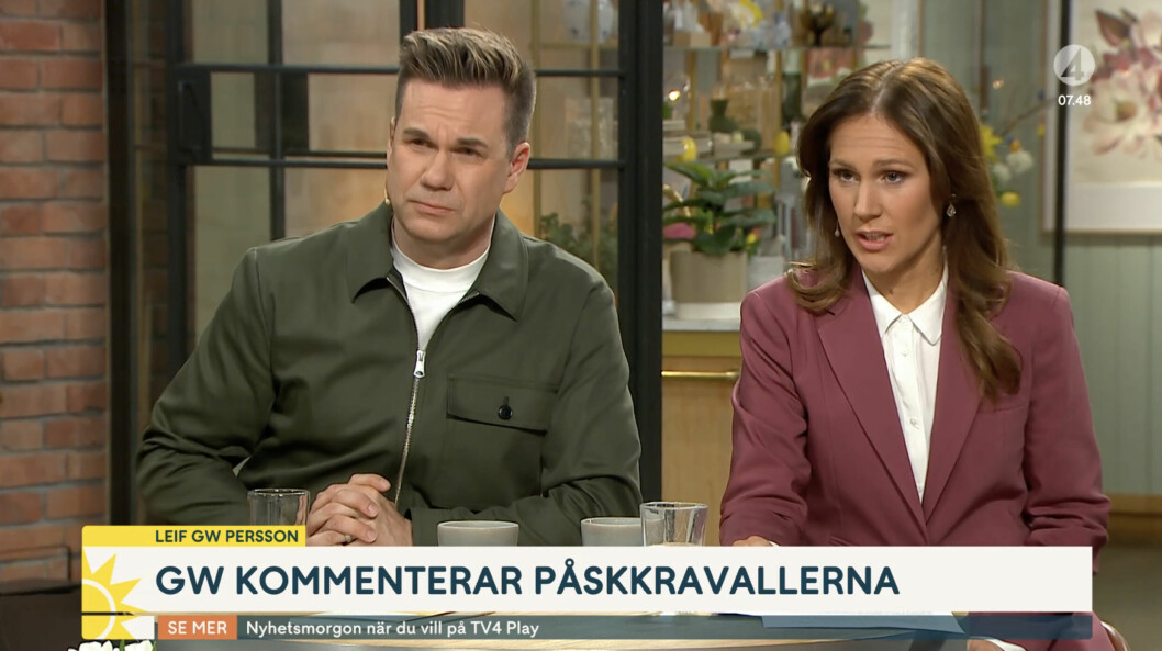 Anders Philblad var tvungen att markera.