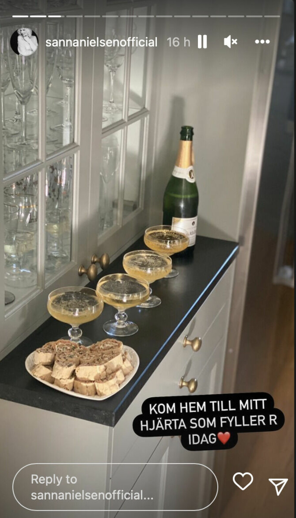 Sanna Nielsens Instagram-bild