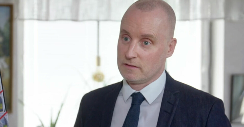 Programledaren Magnus Hedberg.