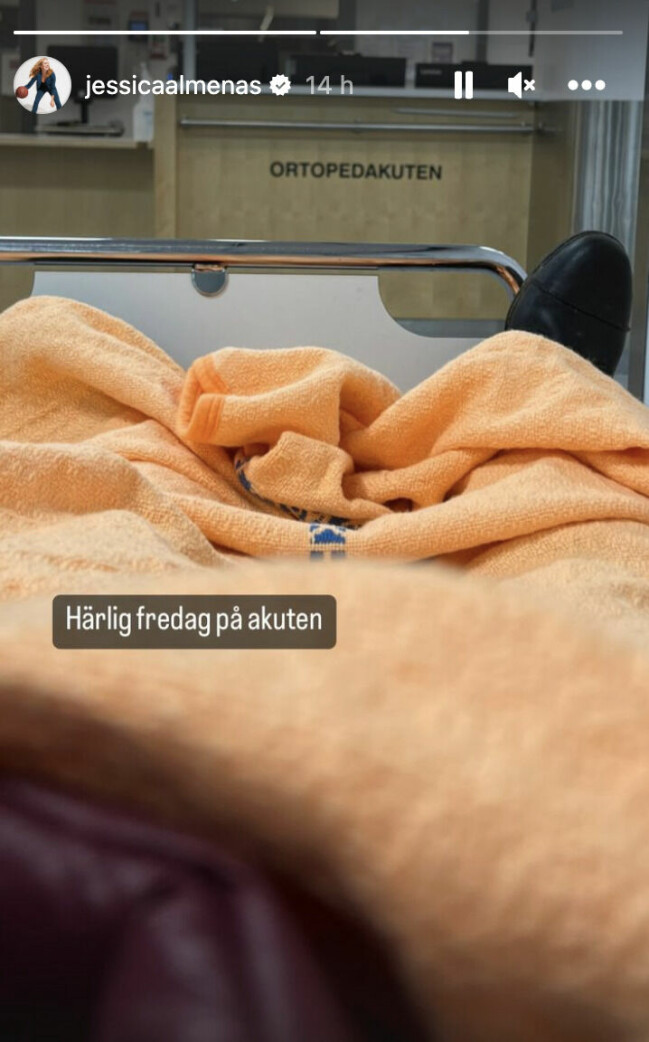 Screenshot Jessica Almenäs Instagram Jessica Almenäs