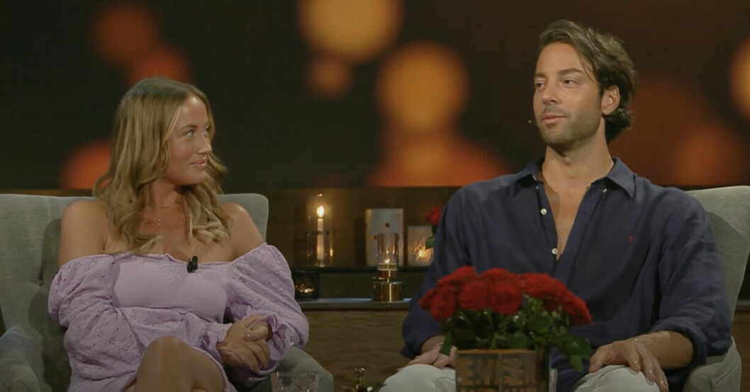Anna Lundin och Christian Nicolaisen från Bachelor 2022. Anna Lundin och Christian Nicolaisen från Bachelor 2022