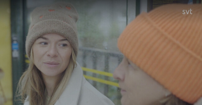 Margaux Dietz med sin mamma i dokumentären. Margaux Dietz