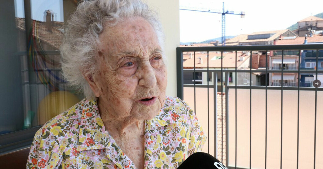 Maria Branyas Morera är nu världens äldsta människa med sina 115 år. Maria Branyas Morera.