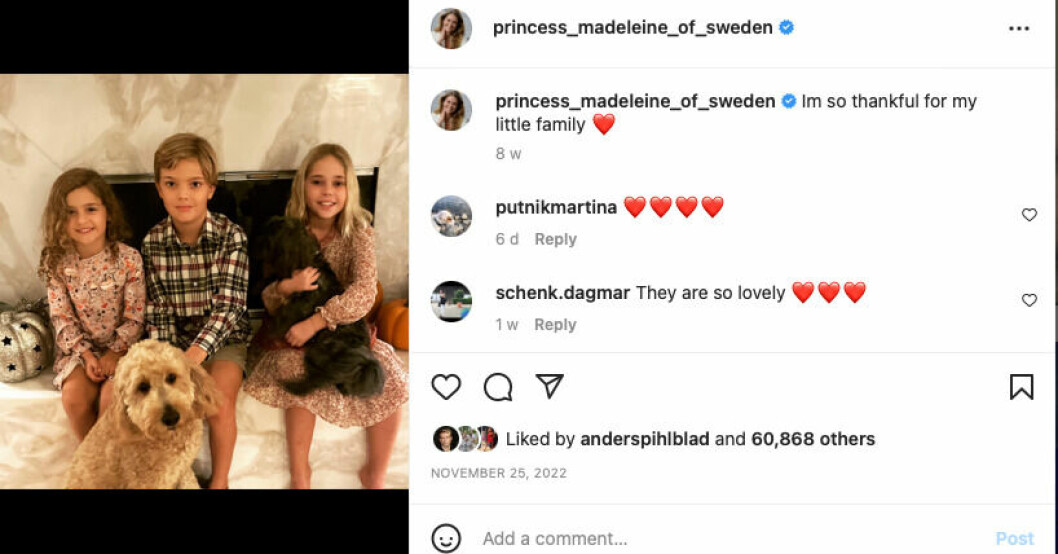 Prinsessan Madeleine kan dela med sig av privata bilder på barnen. Prinsessan Madeleine kan dela med sig av privata bilder på barnen.