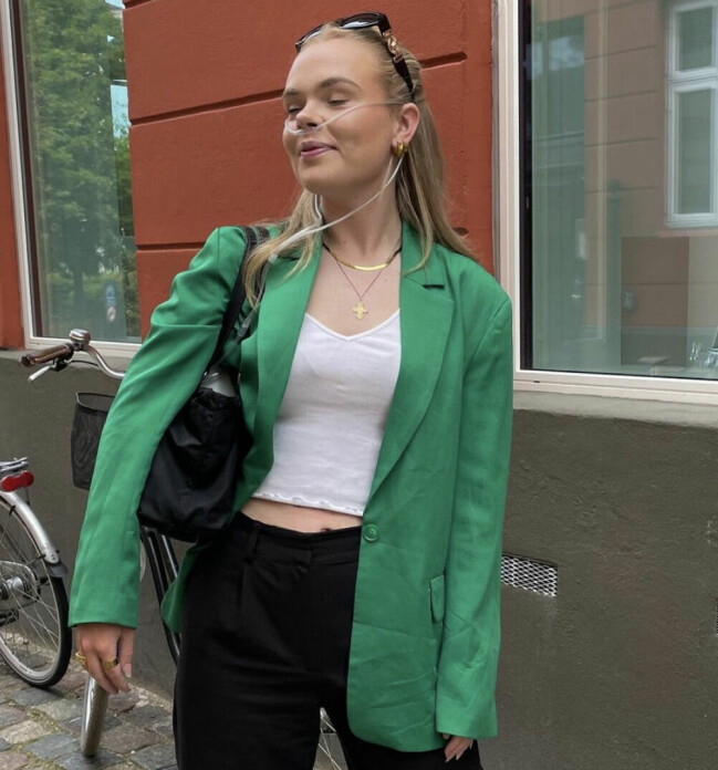 Amalie Vinslev blev 21 år gammal. Amalie Vinslev.