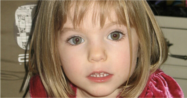 Brittiska Madeleine McCann, 3, försvann från familjens hotellrum när familjen semestrade i Praia da Luz, Portugal, 2007. Madeleine Mccann, 3.