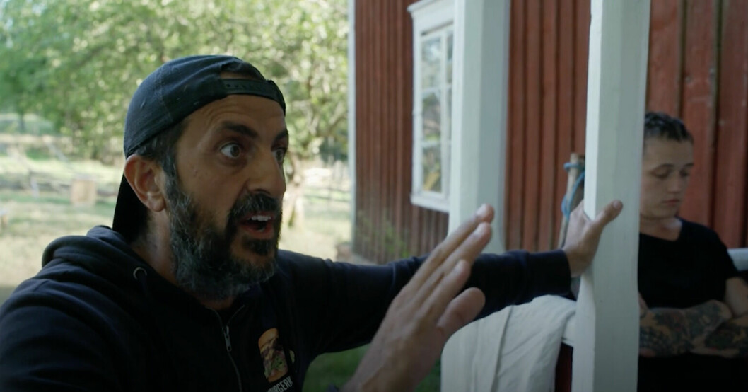 Eddie blev upprörd efter valet. FARMEN 2023