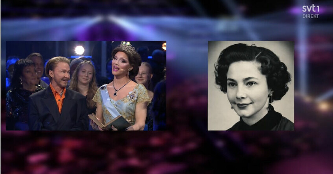 SVT gör narr av drottning Silvia och kung Carl Gustaf i Melodifestivalen