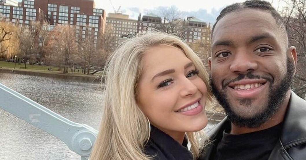 Courtney Clenney tillsammans med pojkvännen Christian Obumseli. Courtney Clenney och Christian Obumseli